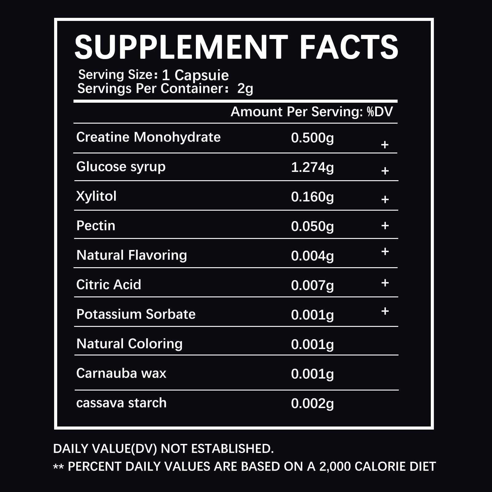 Creatine Jelly- Raspberry