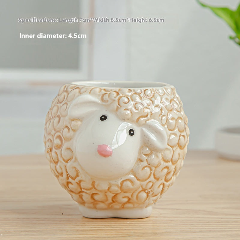 Adorable Animal Ceramic Pots