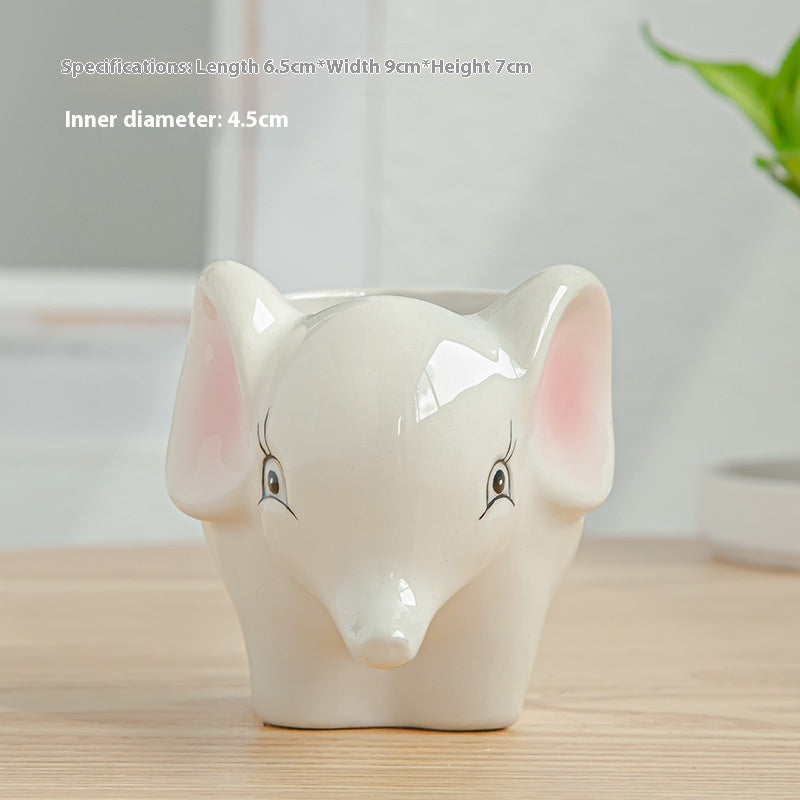 Adorable Animal Ceramic Pots