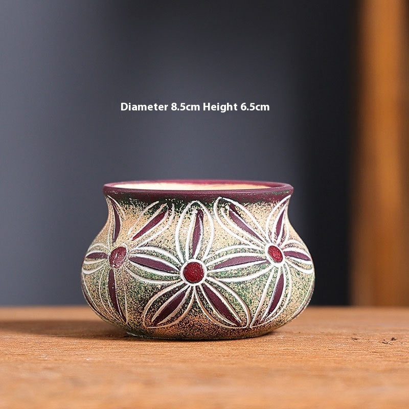 Mediterranean Ceramic Flower Pot