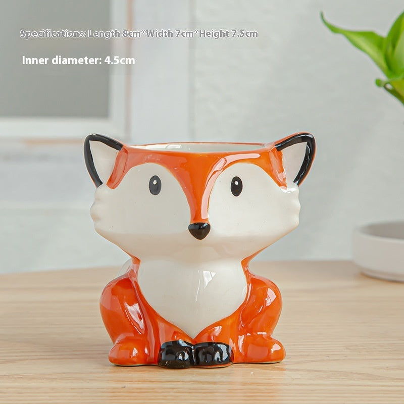 Adorable Animal Ceramic Pots